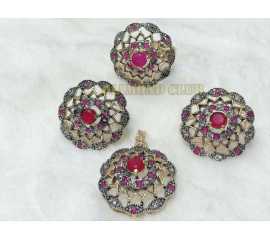 Gold Plated Hand Made Elegant COMBO Set