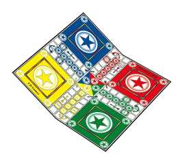 Extra Large Wooden Ludo Board Game Foldable Wooden Board