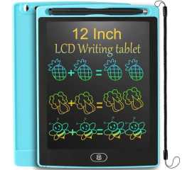 Lcd Writing Tablet 12 Inch Electronic Writing Drawing Colorful Screen Doodle Board