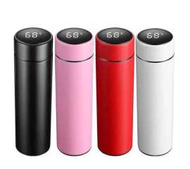 Temperature Display Thermos - 500ml Storage Capacity