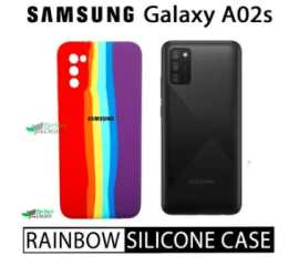 Rainbow Silicon Back Cover Pouch for Samsung Mobile