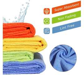 24 PCS Kitchen Shelves Dusters Cleaning Towel