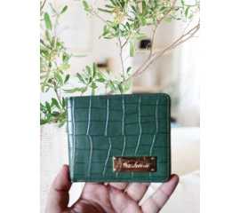 Men's Fashion Korean Short Green Wallet Card Holder - 1 Piece