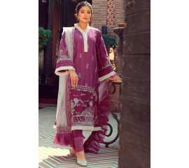 Gull Yaas - Digital Printed 3 PCS Women Unstitch Suit