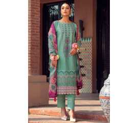 Kunwal - Digital Printed 3 PCS Women Unstitch Suit