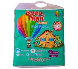Bona Papa Diapers Size No 4 Large 9-13KG - Pack of 80 Pcs