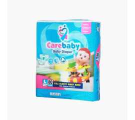 Carebaby Diaper Mega Large - Pack of 80 PCS