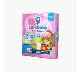 Carebaby Diapers Jumbo Pack Medium - Pack of 88 PCS