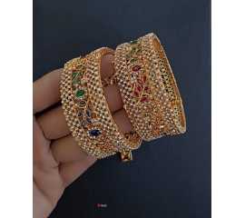 Beautiful Design Party & Wedding Wear Bangles Pair