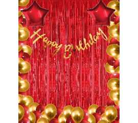 Swanky Birthday Decorations Theme Balloons Set
