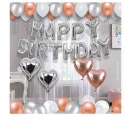Charming Happy Birthday Theme Balloons Set