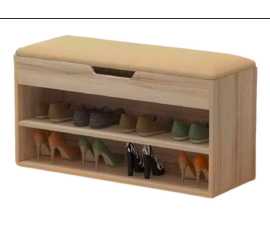 Entrance 2 Tiers Shoe Rack Shoe Cabinet Shoe Storage Bench