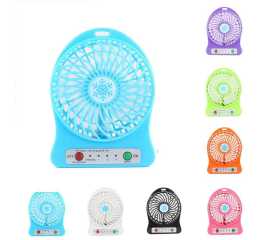 Compact USB Charging Mini Table Fan with Speed Control