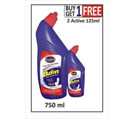 GoodBye ULTRA ACTIVE TOILET CLEANER 750Ml(Get free 2Active 125Ml)