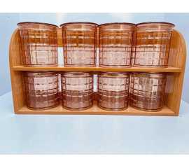 Glaxy Spices Storage Organizer Jars Masala Rack