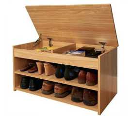 Shoes storage rack with seat