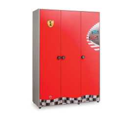 Turbo Wardrobe In Wood With 3 Doors
