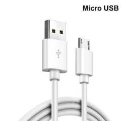 Fast Micro USB Data Cable - White