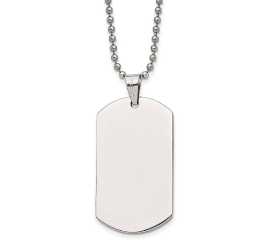 Silver Stainless Steel Box Necklace For Men And Boys