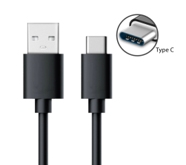Type-C Fast Charging Data Cable - Black