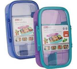 Secure Clip & Airtight Seal Lunch Box - 1 Piece