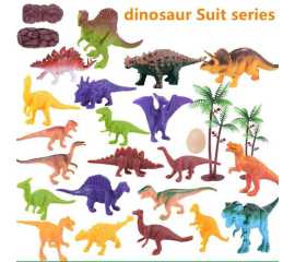 Mini Jurassic Wild Dinosaur Figure Toys - Pack of 100 Pcs