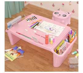Early Learning Small Study Table For Kids - Pink