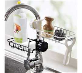 Stainless Steel Faucet Kitchen Storage Rack