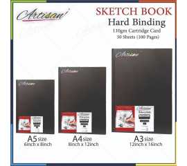 Artisan - A3 size Hard Binding Sketch Book For Artist