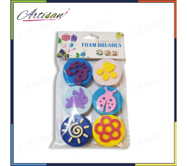 Artisan - Pack of 6 Small Graffit Drawing Stamp DIY Foam