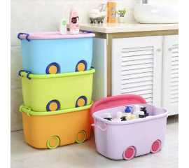 Storage Box Wheel Container Multipurpose Storage Box For Kids