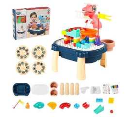 2 in 1 Dinosaur Projector & Building Blocks Table Set