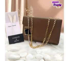 Charles & Keth Hand Bag with Stylish Long Chain For Women