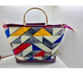 Velvet Stuff Multi Top Handle Hand Bags For Women  - 08