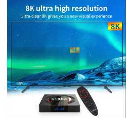 Strong Smart Andriod Box 8GB /128GB Andriod 12:0 With Voice remote