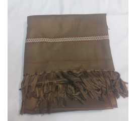 Men's Wool Bannu Shawl (03) - Brown