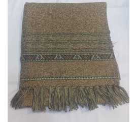 Men's Wool Bannu Shawl (04) - Brown