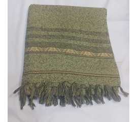 Men's Wool Bannu Shawl (06) - Brown