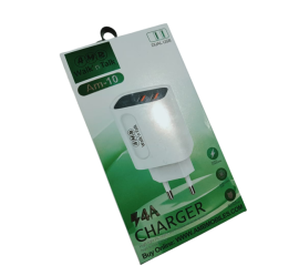 AMB AM-10 2-Ports Mobile Charger - White