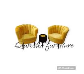 Stylish Flower Coffee Chair Set Customize In Your Color Choise