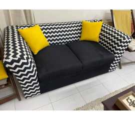 Pair Of Stylish Cushions Fill Ling In Ball Fibeber Soft End Durable