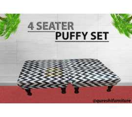 Stylish Puffy Set Customize Stylish Puffy Set In 4 Seater