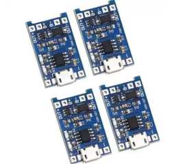 4Pcs Tp4056 1A Lion Battery Charging Board Micro USB