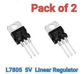 2Pcs Lm7805 5V Linear Voltage Regulator