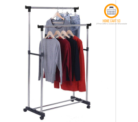 Double Pole Cloth Stand