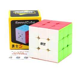 Pack of 4 Rubik Cubes Sticker Less Speed Cube
