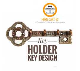 Key Shape Wall Key Holder - 1 Piece