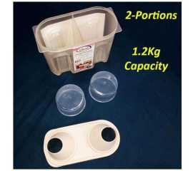 Food Grade Plastic Leaf Design Spices Jar - Large 1000ml Capacity