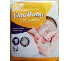 Vigo Diapers (NB/5kg/1) Eco Pack 52's