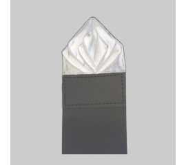 Coat Pocket Square White Color